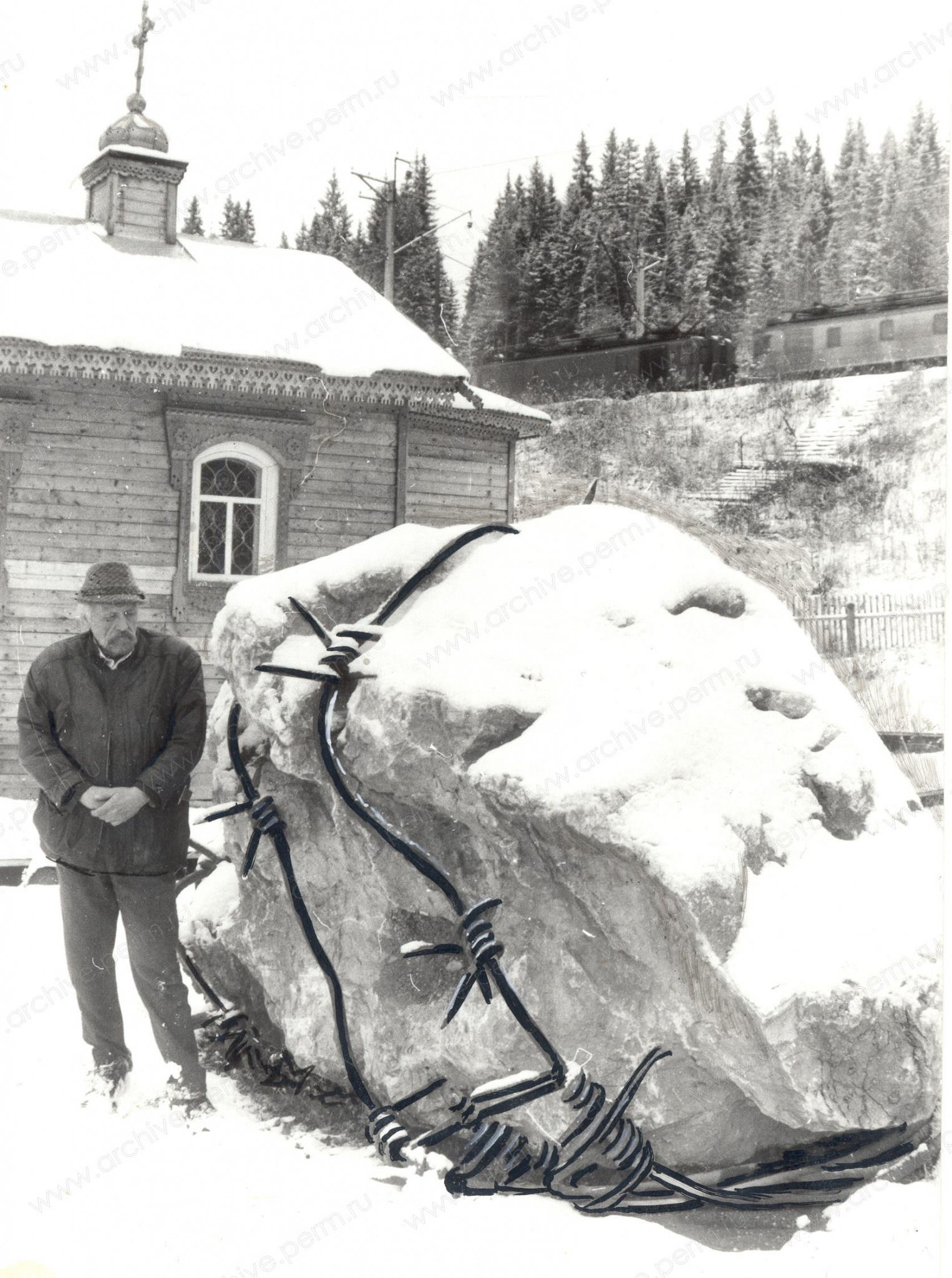 ФФ.Оп.18п.Д.1916. Постников Л.Д. создатель памятника жертвам политических репрессий. 1993. Пермь.jpg