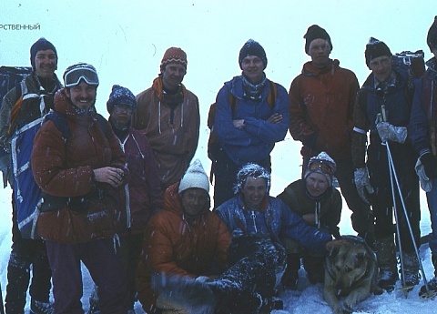 Пермские альпинисты на леднике Туюк-Су