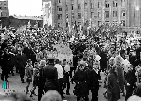 Первомайская демонстрация в Перми