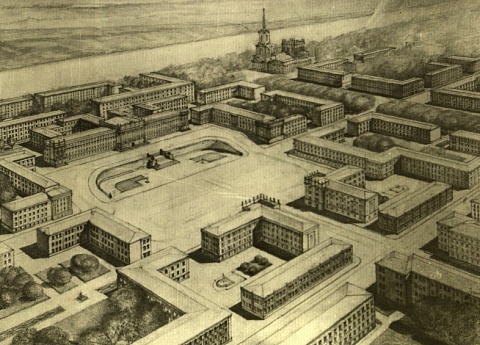 Город Молотов. Генеральный проект планировки.