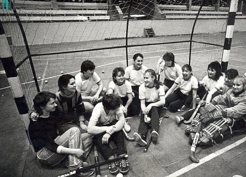 Женская команда по хоккею на траве "Дзержинец"